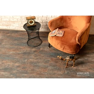 Виниловый ламинат Vinilam Керамическая Сталь 71617 Glue