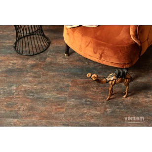 Виниловый ламинат Vinilam Керамическая Сталь 71617 Glue