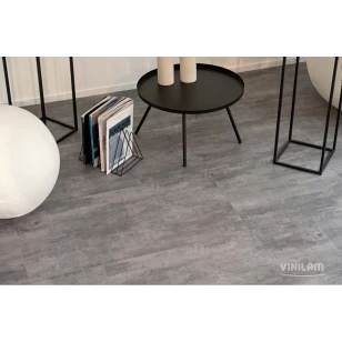 Виниловый ламинат Vinilam Цемент Серый 71616 Glue