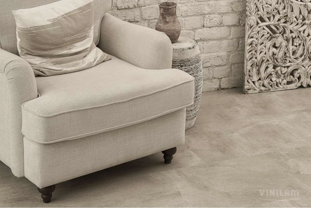 Виниловые полы Виниловый ламинат Vinilam Бетонная Смесь 61603