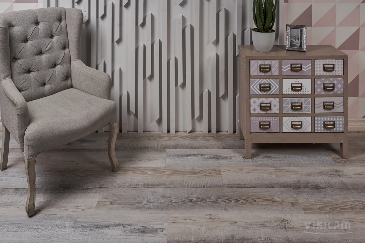 Виниловые полы Виниловый ламинат Vinilam Сосна Андер 494-9