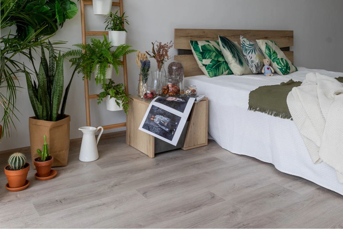 Виниловые полы Виниловый ламинат Vinilam Дуб Ален (Rich) 20468 Glue