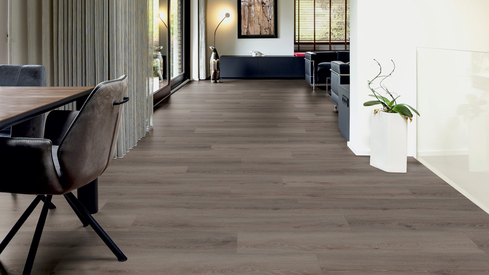 Виниловые полы Виниловый ламинат I09 Дуб Триест Solid