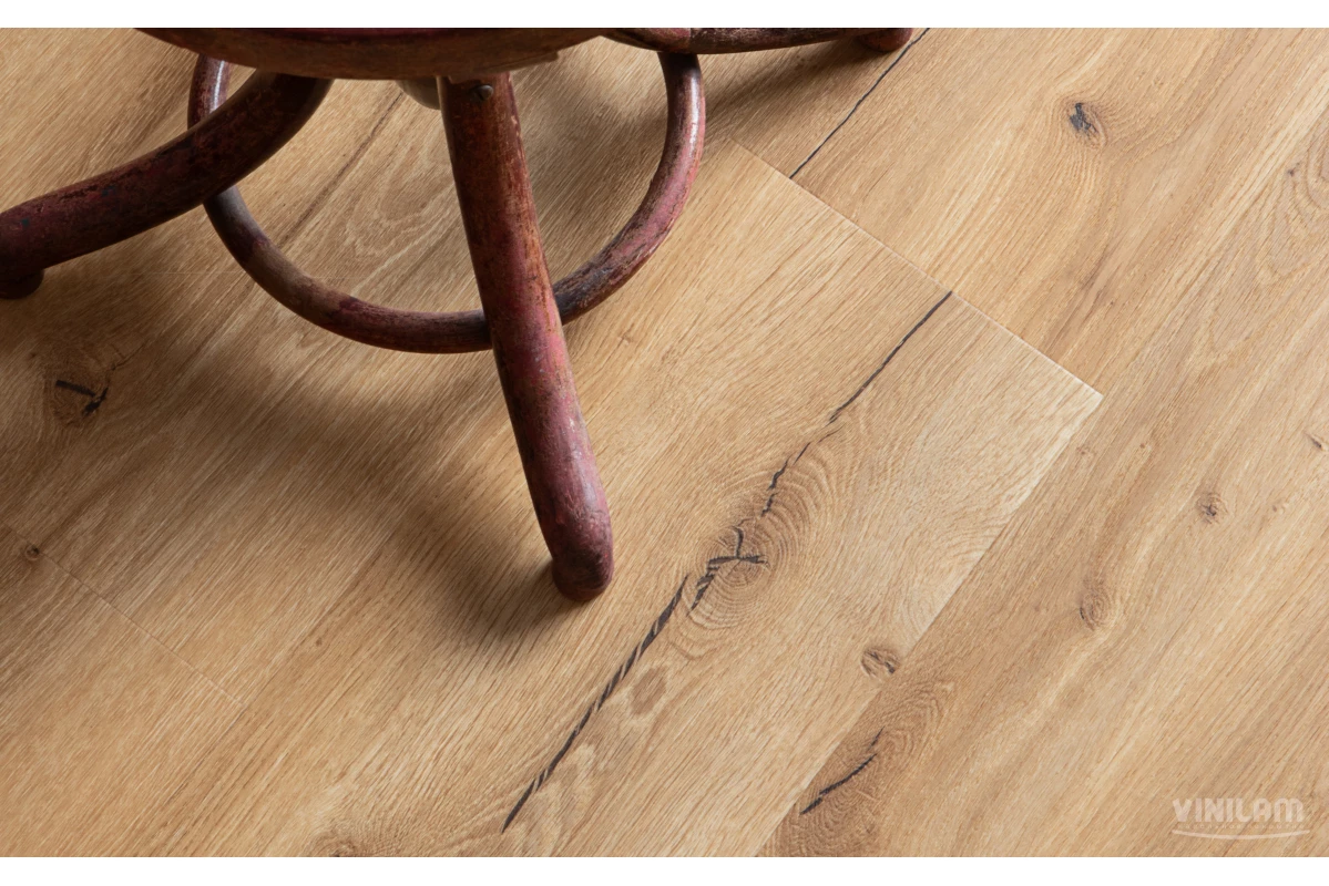 Виниловые полы Виниловый ламинат Vinilam Cork Premium 33100 Дуб Мадрид