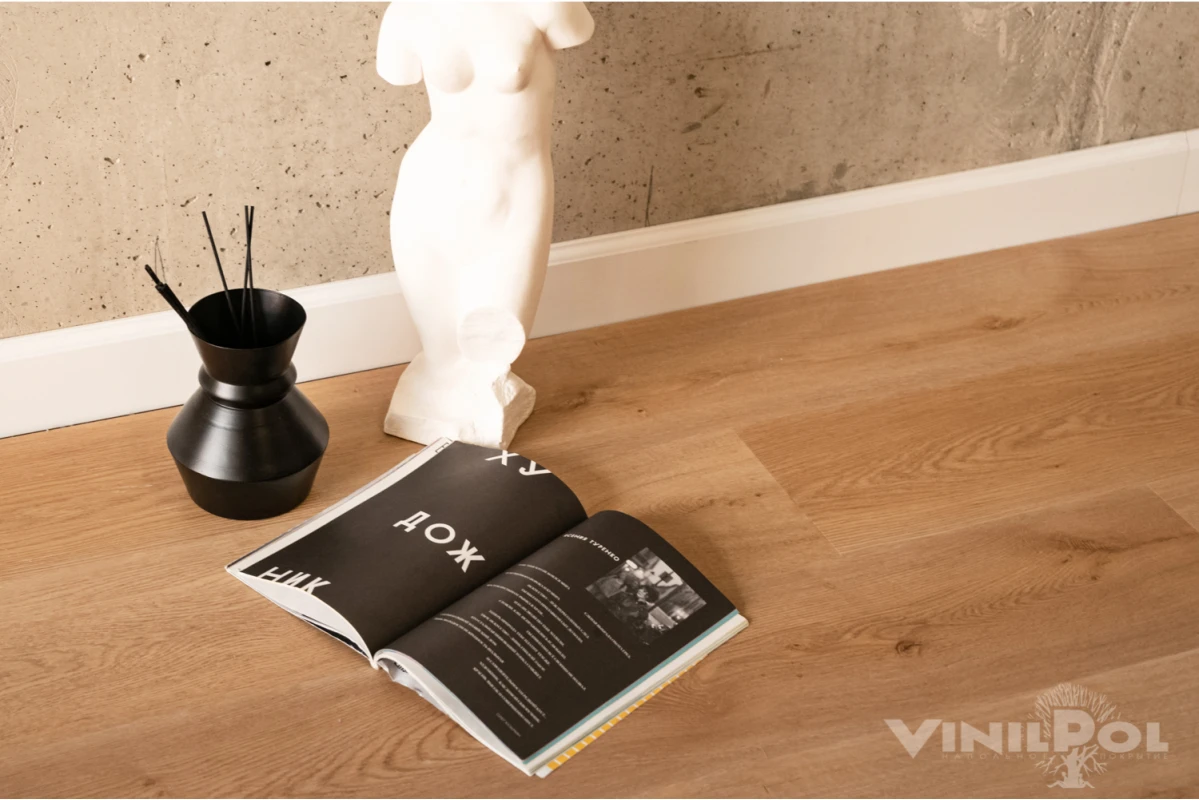 Виниловые полы Виниловый ламинат VinilPol 7898 EIR Дуб Верона Glue