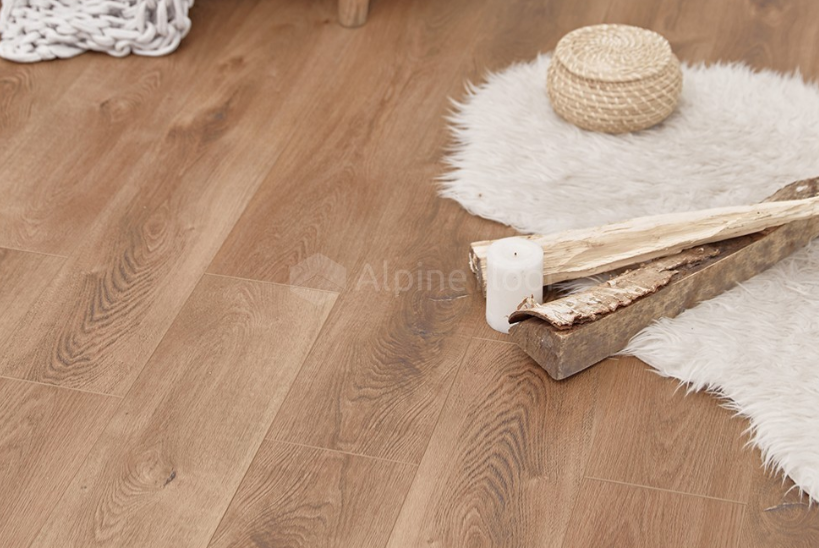 SPC Ламинат Каменно-полимерная плитка Alpine Floor  Дуб Насыщенный WPC ECO 7-7