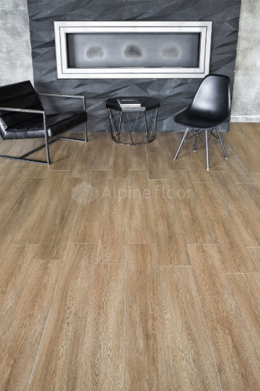 SPC Ламинат Каменно-полимерная плитка (SPC) Alpine Floor Бурый Лес ECO 9-3