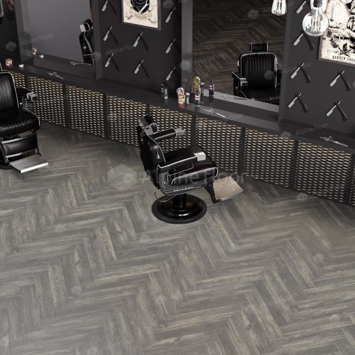 Виниловые полы SPC-плитка Alpine Floor PARQUET LIGHT ВЕНГЕ ГРЕЙ ЕСО 13-8