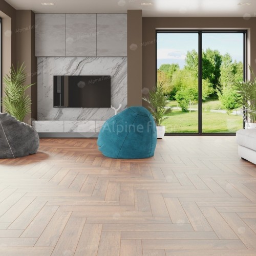 SPC Ламинат SPC-плитка Alpine Floor PARQUET LIGHT ДУБ ROYAL ЕСО 13-2