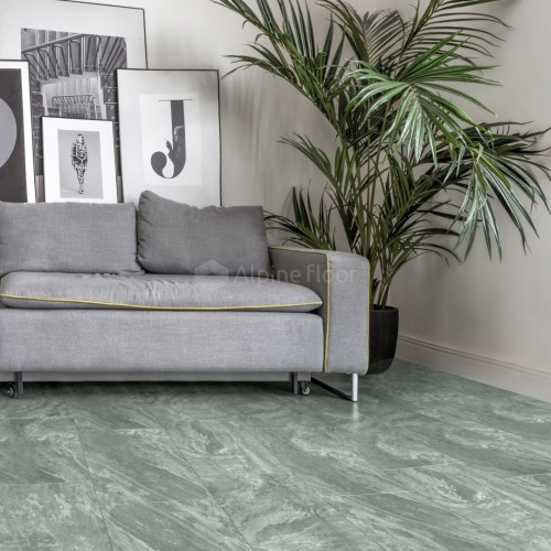 SPC Ламинат SPC-плитка Alpine Floor STONE MINERAL CORE Хэмпшир (без подложки) ECO 4-9