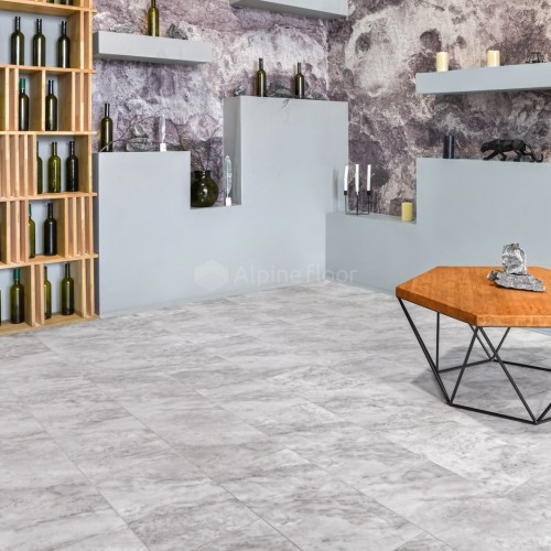 SPC Ламинат SPC-плитка Alpine Floor STONE MINERAL CORE Чили (без подложки) ЕСО 4-19