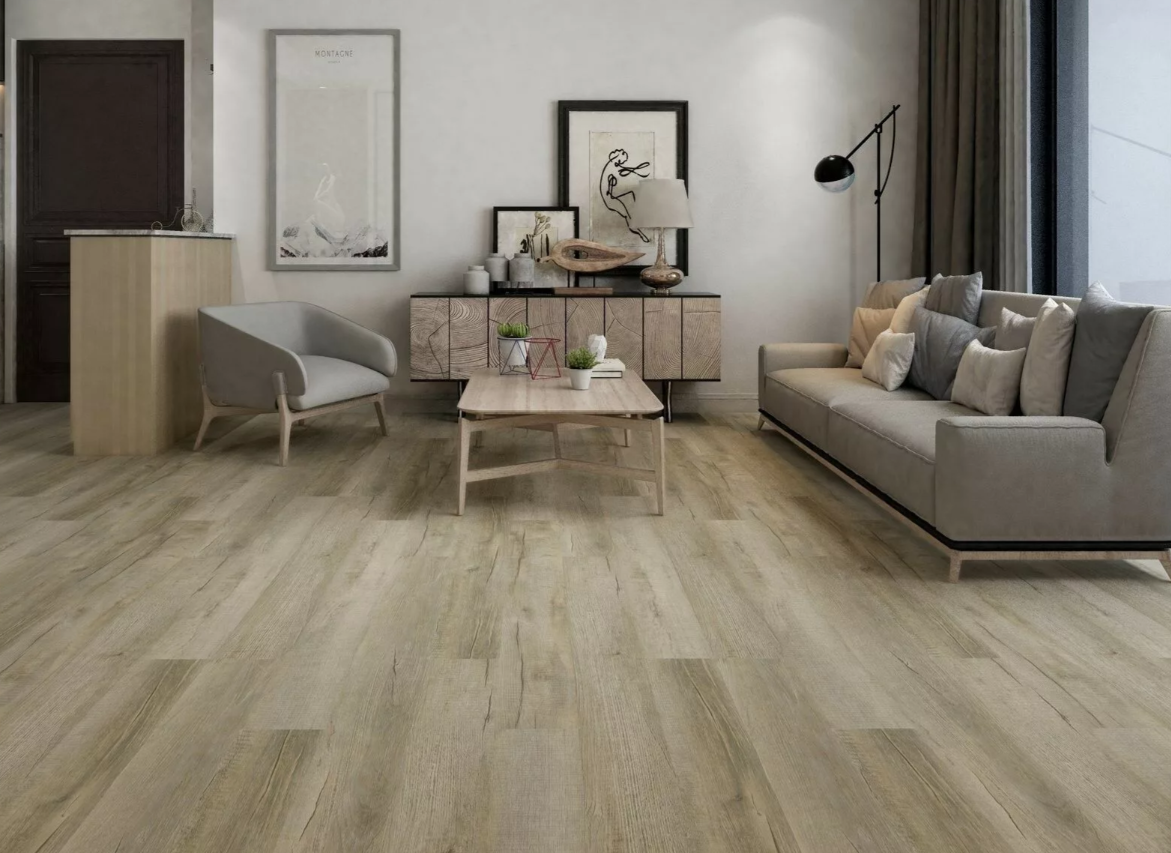 SPC Ламинат Кварцвинил SPC KronParket 9145/1 Камень лунный Rigid acoustic