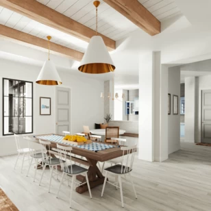 Виниловое напольное покрытие (SPC) CM Floor ScandiWood 05 Дуб Ледяной