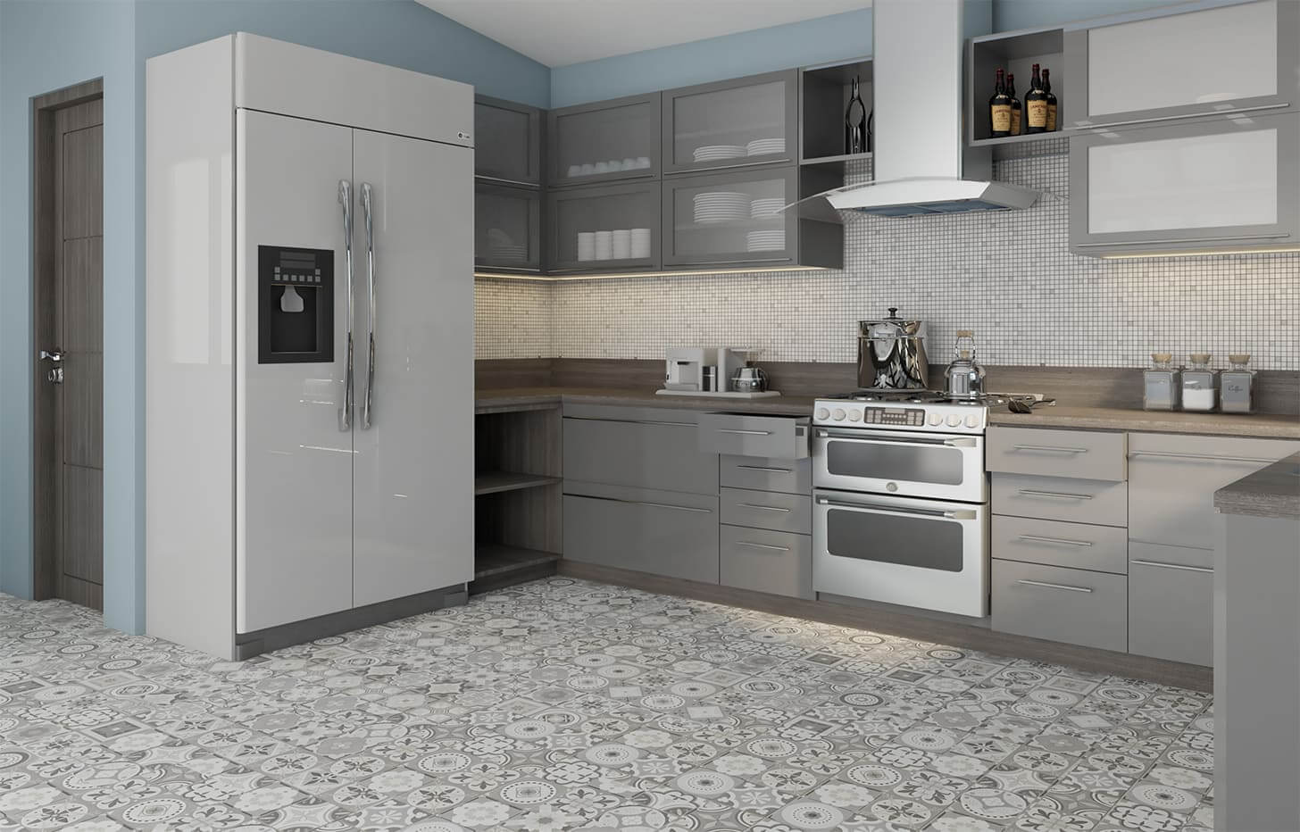 SPC-ламинат SPC-ламинат Stone Floor Майолика