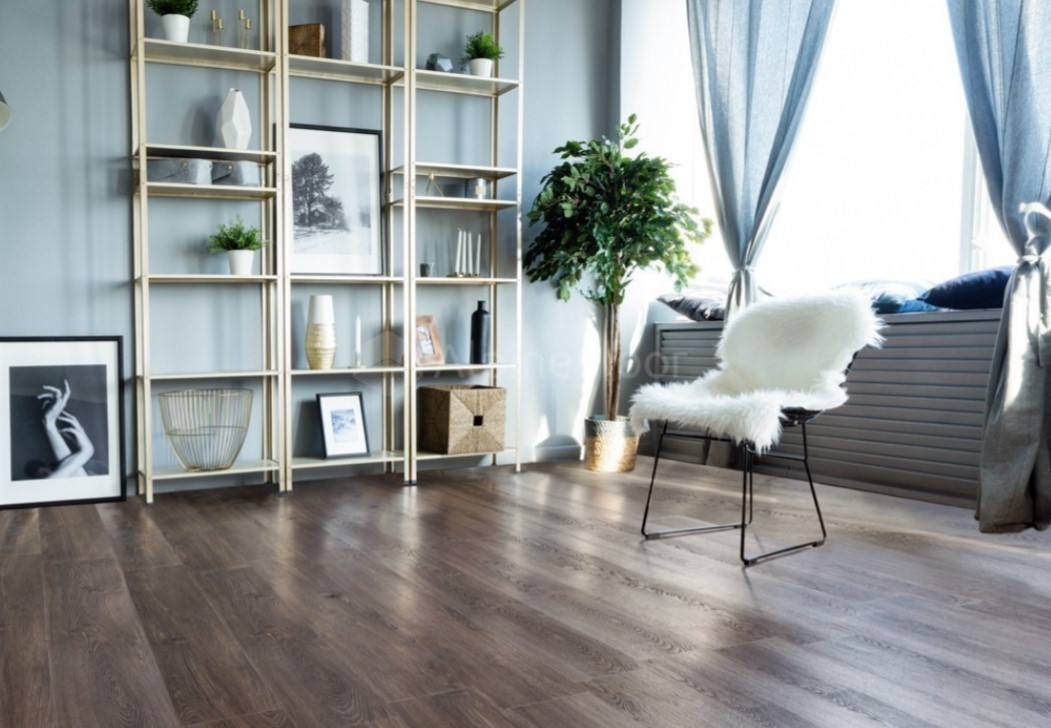 SPC Ламинат SPC ламинат Секвойя Темная ЕСО 6-12 SPC