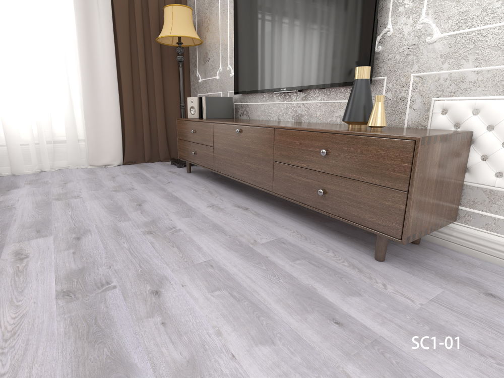 SPC Ламинат SPC AspenFloor Дуб Серый (Gray Oak)