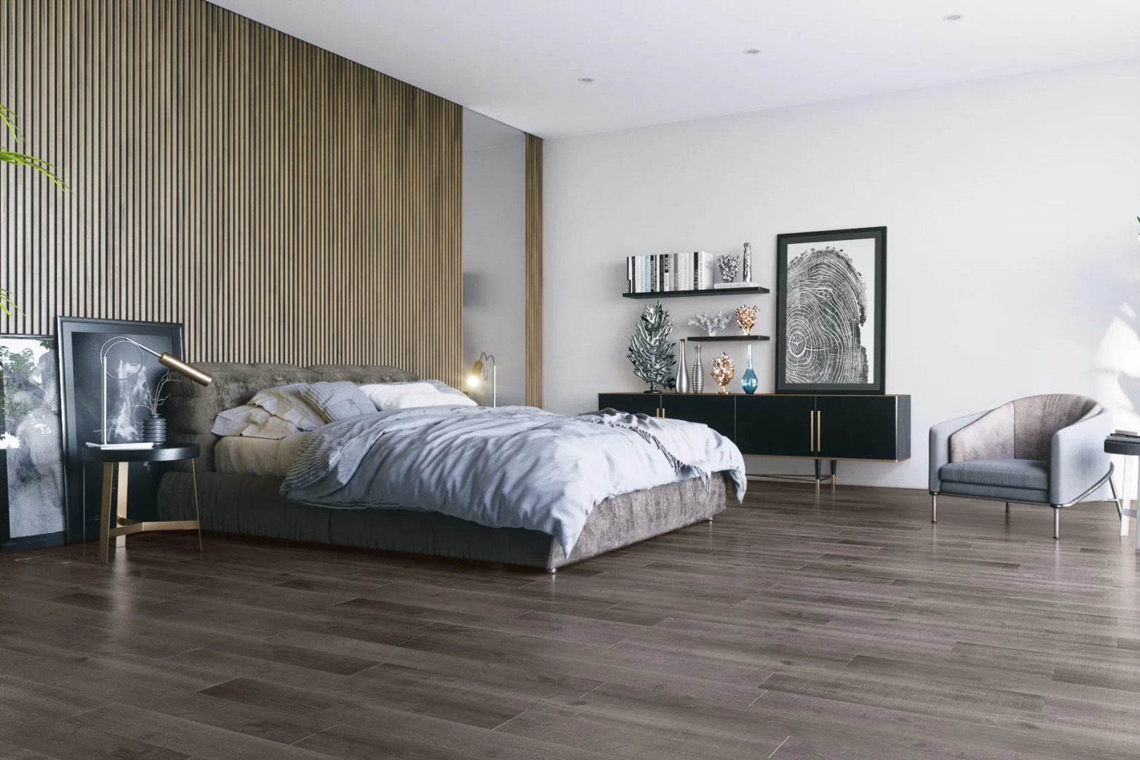 SPC Ламинат Кварцевый Ламинат Fargo Classic 81996-7 Дуб Мокко