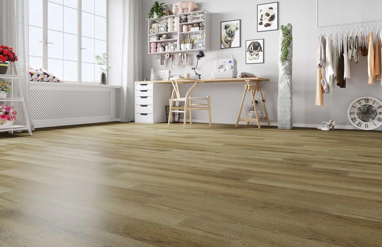 SPC Ламинат Кварцевый Ламинат Fargo Classic Дуб Калифорния 66W963