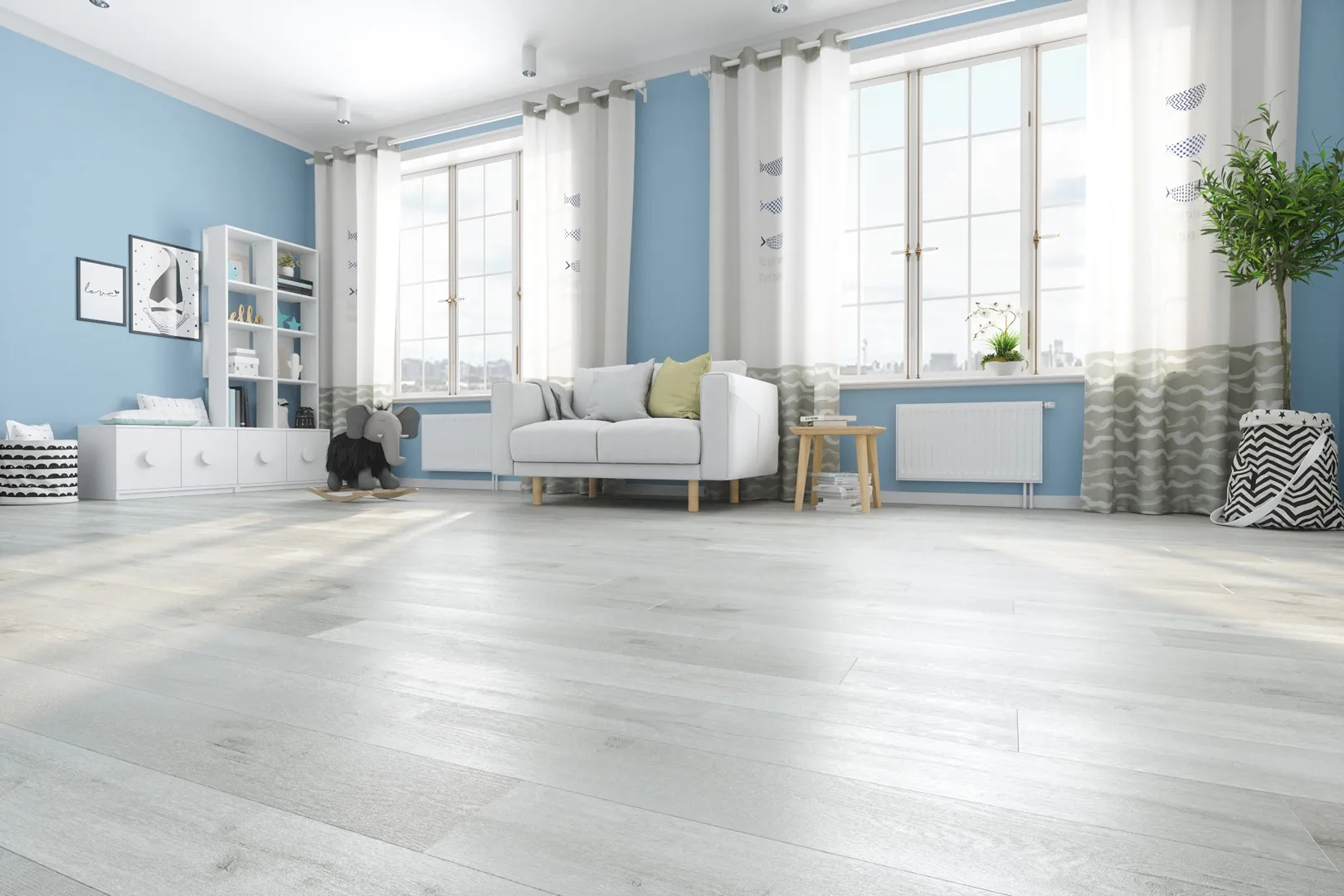 SPC Ламинат Кварцевый Ламинат Fargo Comfort 81996-14 Дуб Лондонский Туман