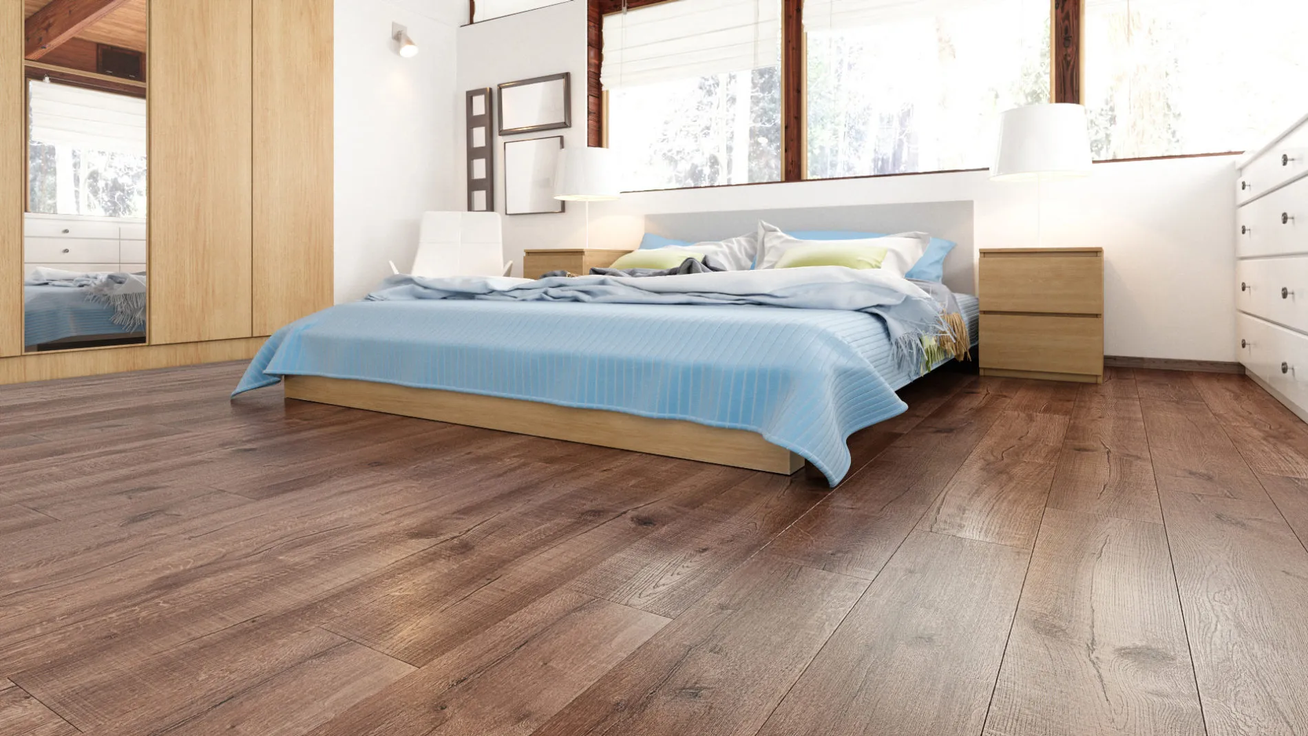 SPC Ламинат Кварцевый Ламинат Fargo Comfort 81996-6 Дуб Южная Ночь
