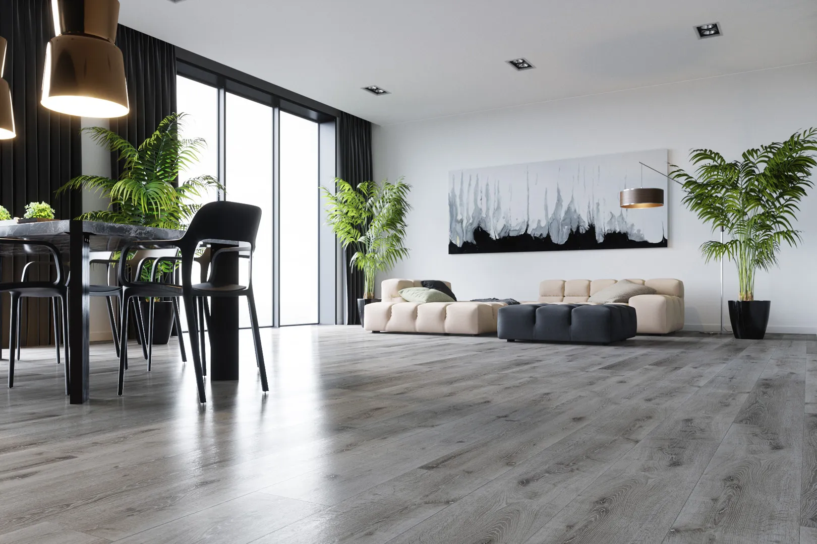 SPC Ламинат Кварцевый Ламинат Fargo Comfort XXL DL 1602 Дуб Каменный Берег