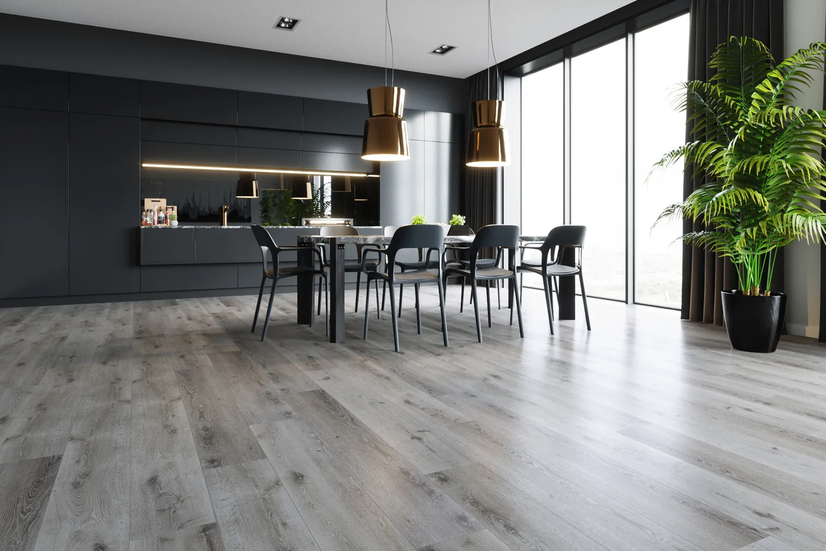 SPC Ламинат Кварцевый Ламинат Fargo Comfort XXL DL 1602 Дуб Каменный Берег