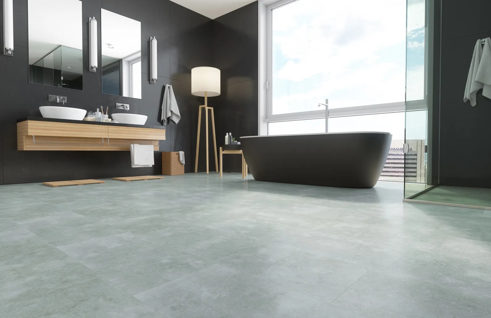 SPC Ламинат Кварцевый SPC Ламинат Fargo Stone Королевский Оникс YC48008-10