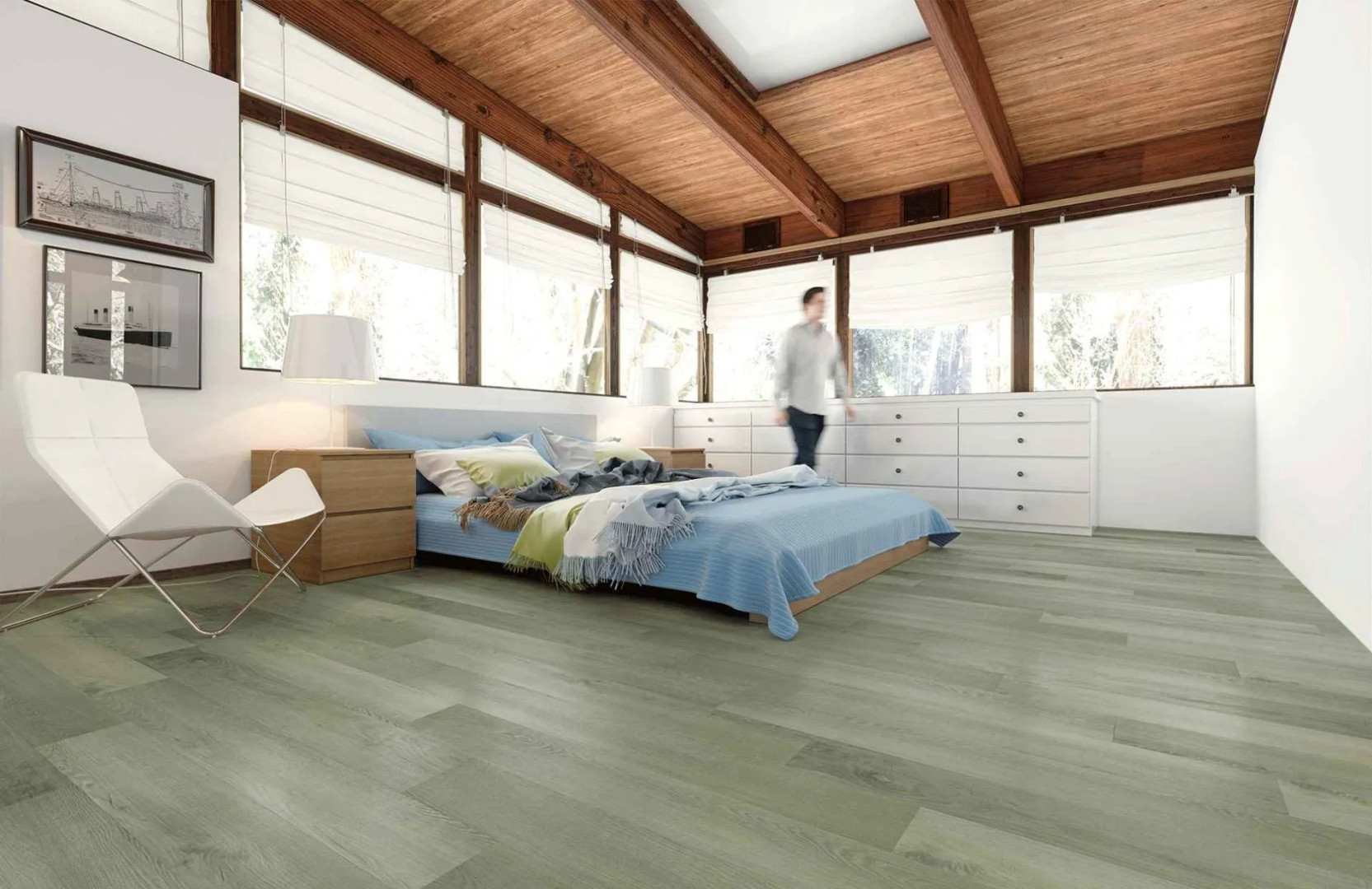 SPC Ламинат Кварцевый Ламинат Home Expert Natural 2179-09 Дуб Лесной Дождь