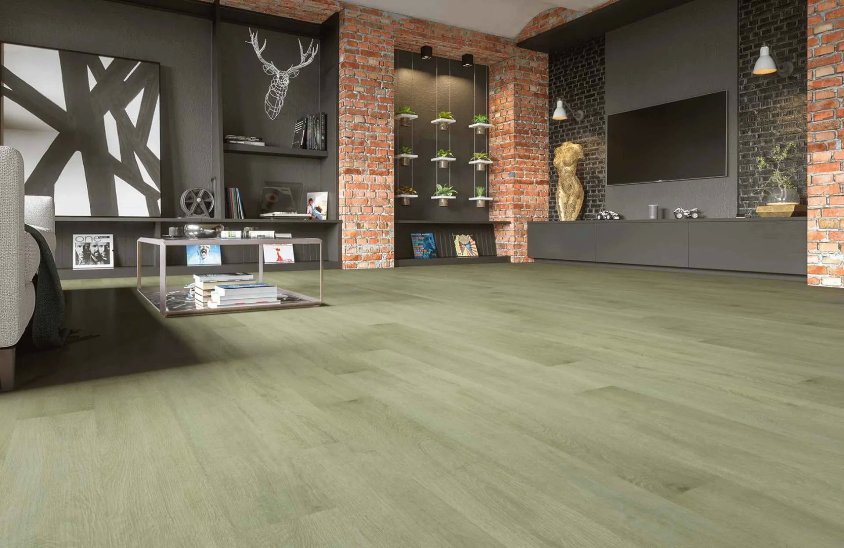 SPC Ламинат Кварцевый Ламинат Home Expert Natural 2180-03 Дуб Утренний Лес