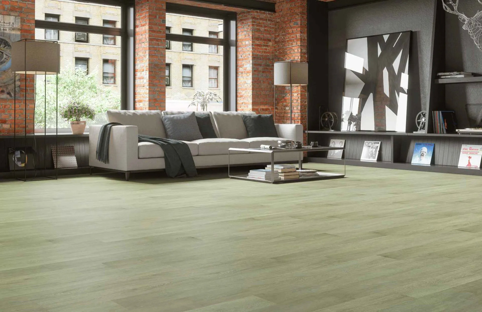 SPC Ламинат Кварцевый Ламинат Home Expert Natural 2180-03 Дуб Утренний Лес