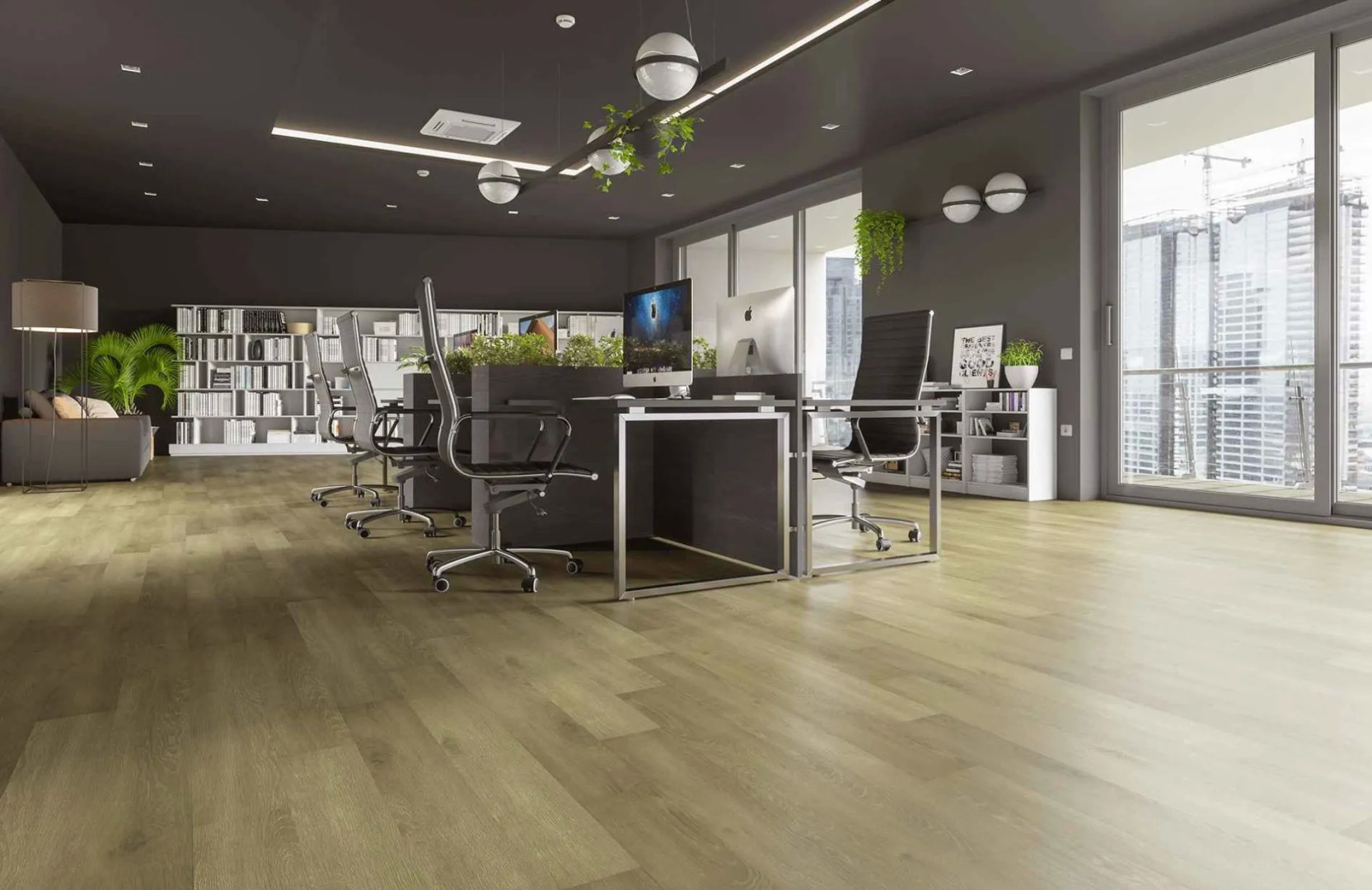 SPC Ламинат Кварцевый Ламинат Home Expert Natural 2185-12 Дуб Волшебный Лес