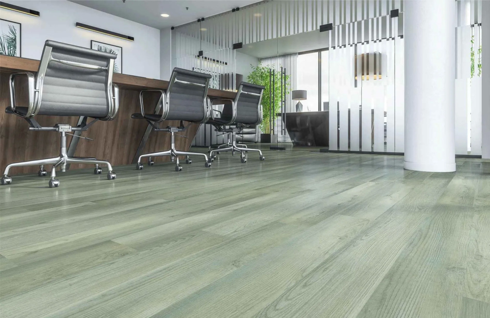 SPC Ламинат Кварцевый Ламинат Home Expert Natural 61W930 Дуб Майское Утро Градиент