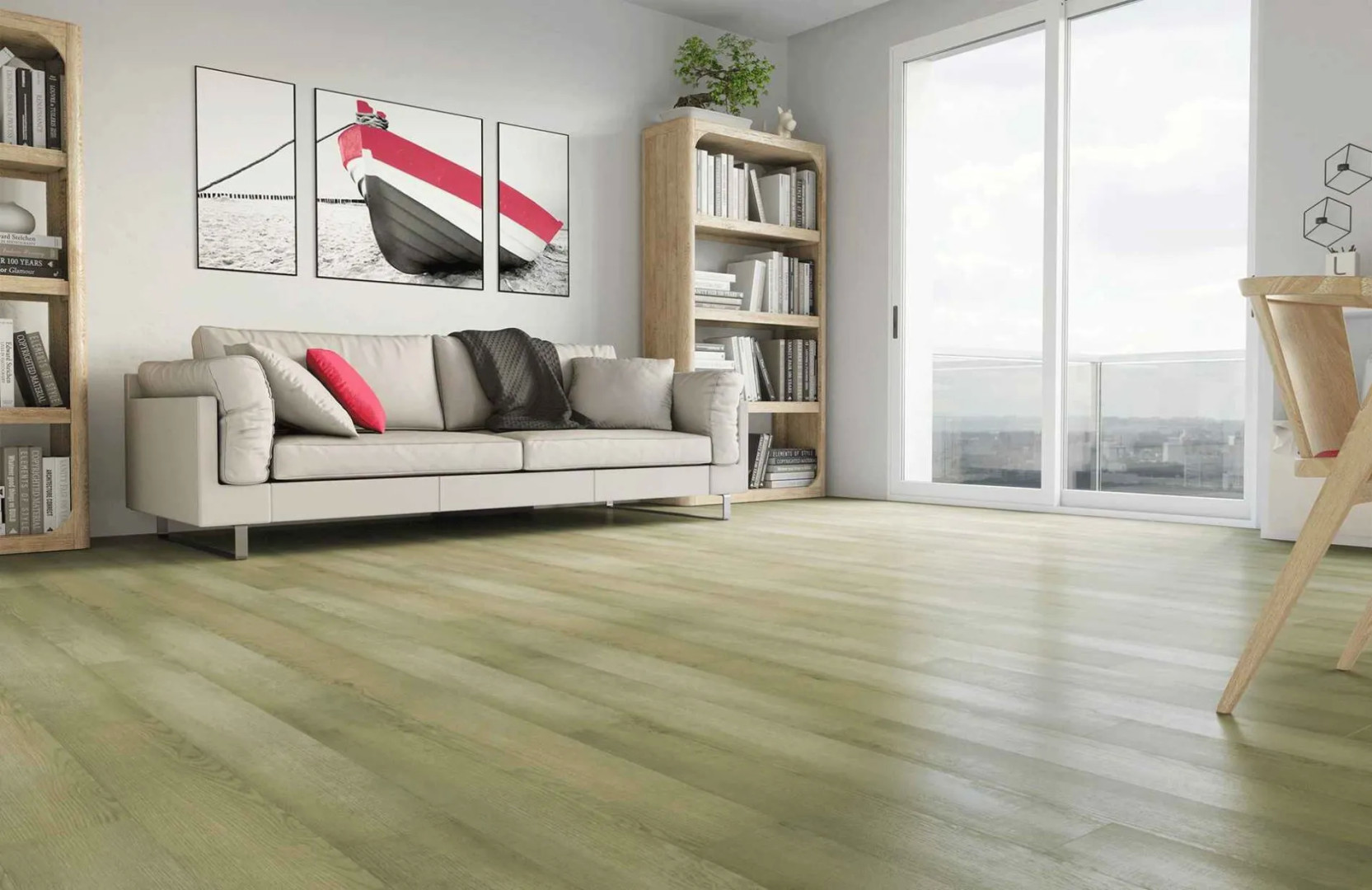 SPC Ламинат Кварцевый Ламинат Home Expert Natural 62W930 Дуб Канадский Лес Градиент