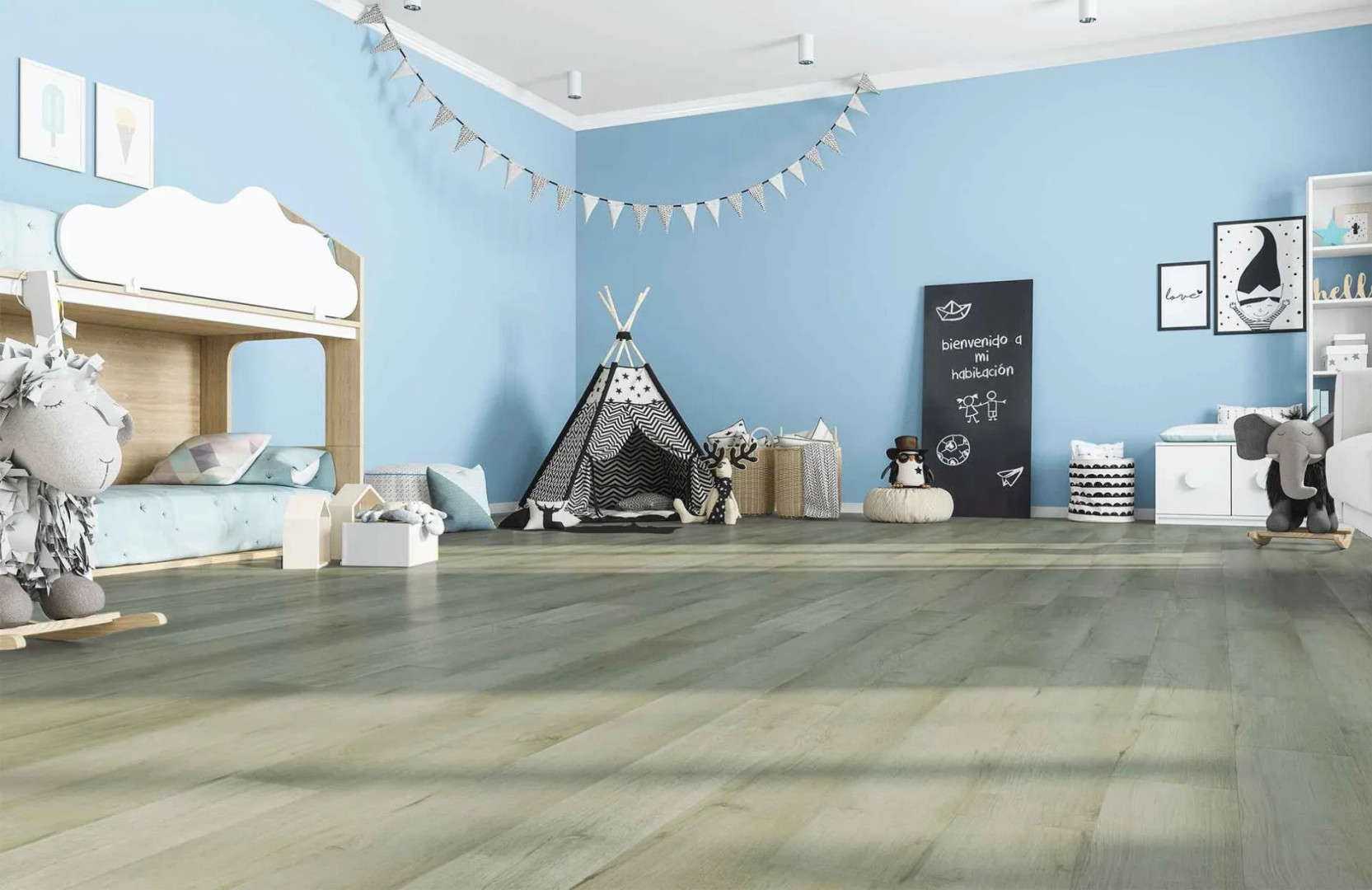 SPC Ламинат Кварцевый Ламинат Home Expert Natural 69W906 Дуб Баварский Лес Градиент