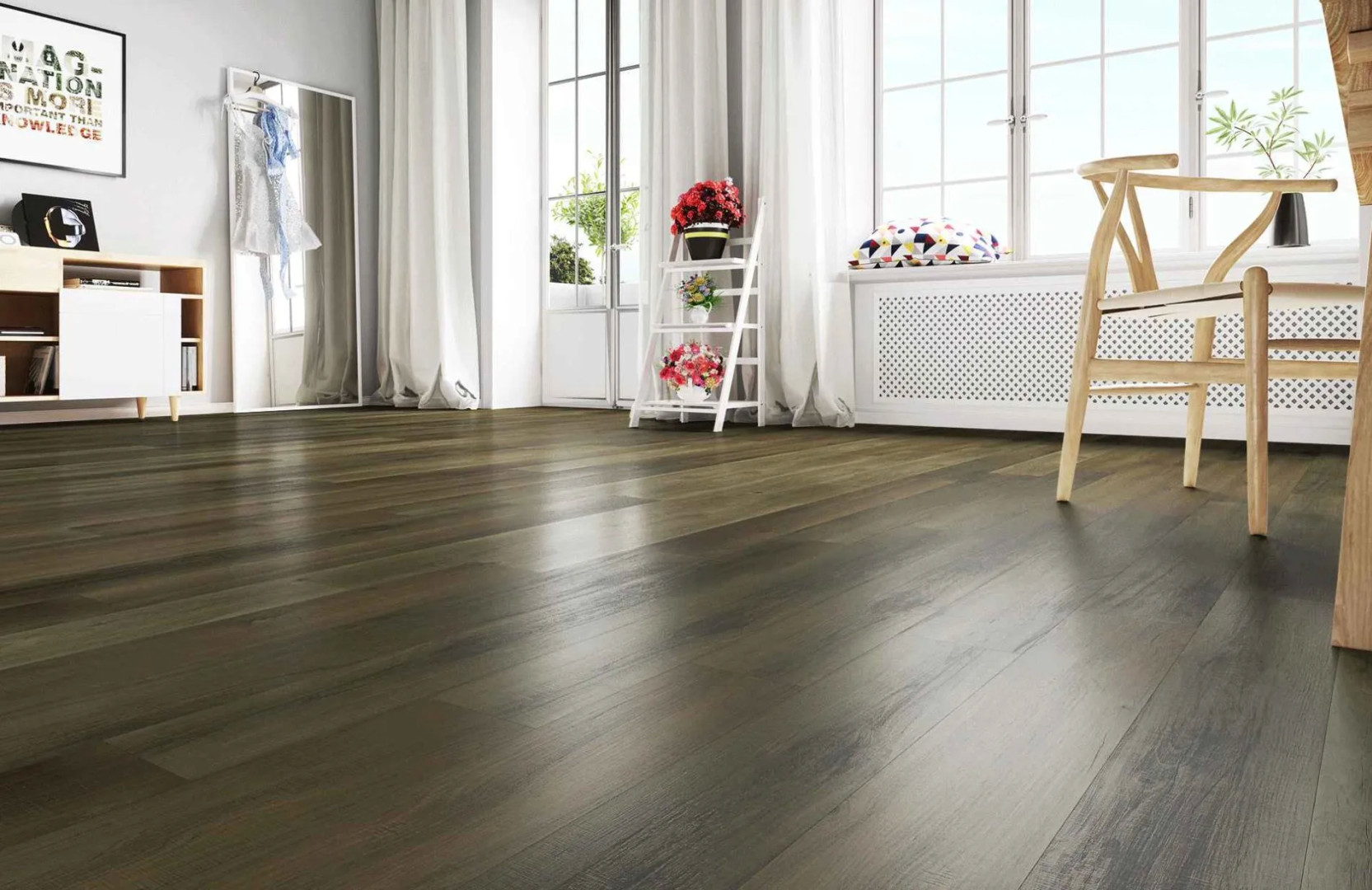 SPC Ламинат Кварцевый Ламинат Home Expert Natural 71W908 Гикори Натуральный Градиент