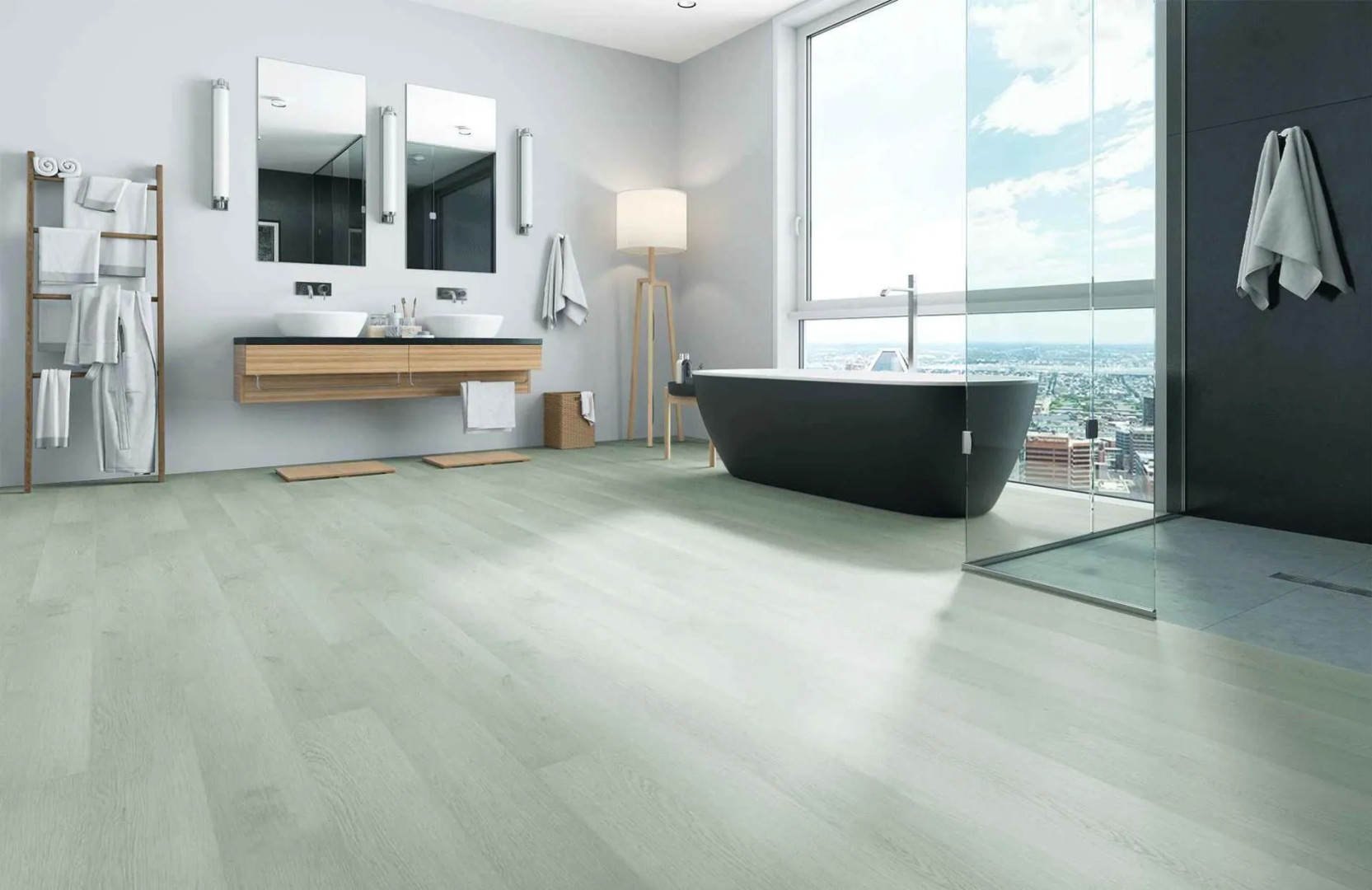 SPC Ламинат Кварцевый Ламинат Home Expert Natural 943-07 Дуб Ледяной Замок