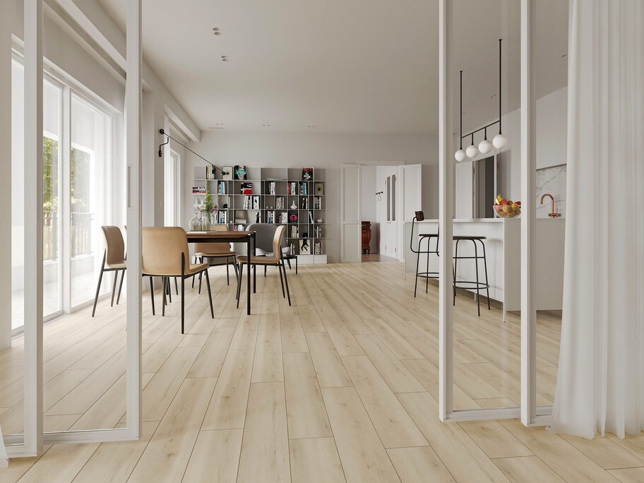 SPC Ламинат SPC ламинат Evofloor Home - Oak White (Дуб Белый)