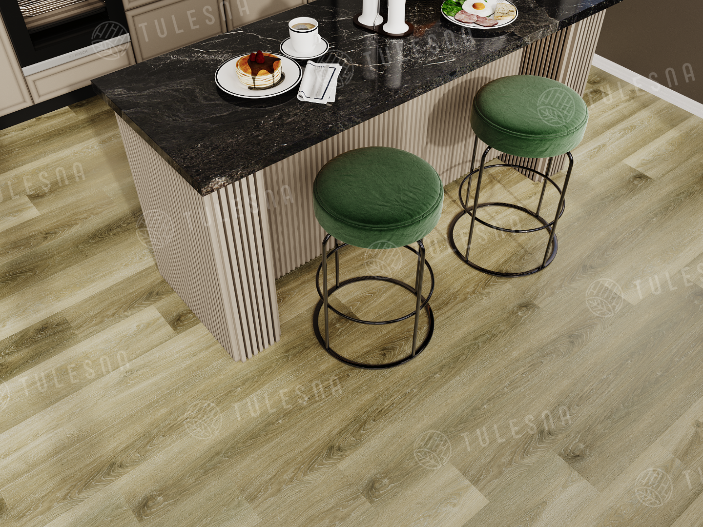 SPC Ламинат Каменно-полимерная плитка (SPC) Tulesna Verano Acanta 1002-16