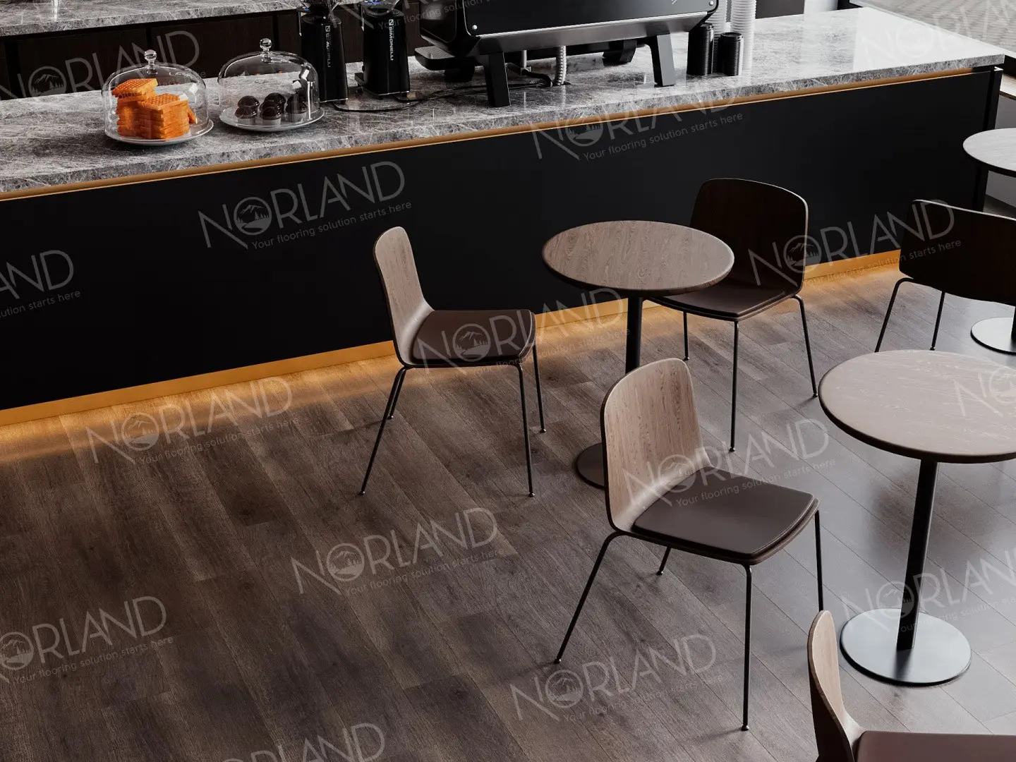 SPC Ламинат Каменно-полимерная плитка Norland Sigrid Sigrid Superior ABA ламинат Baggy 1008-7 ABA