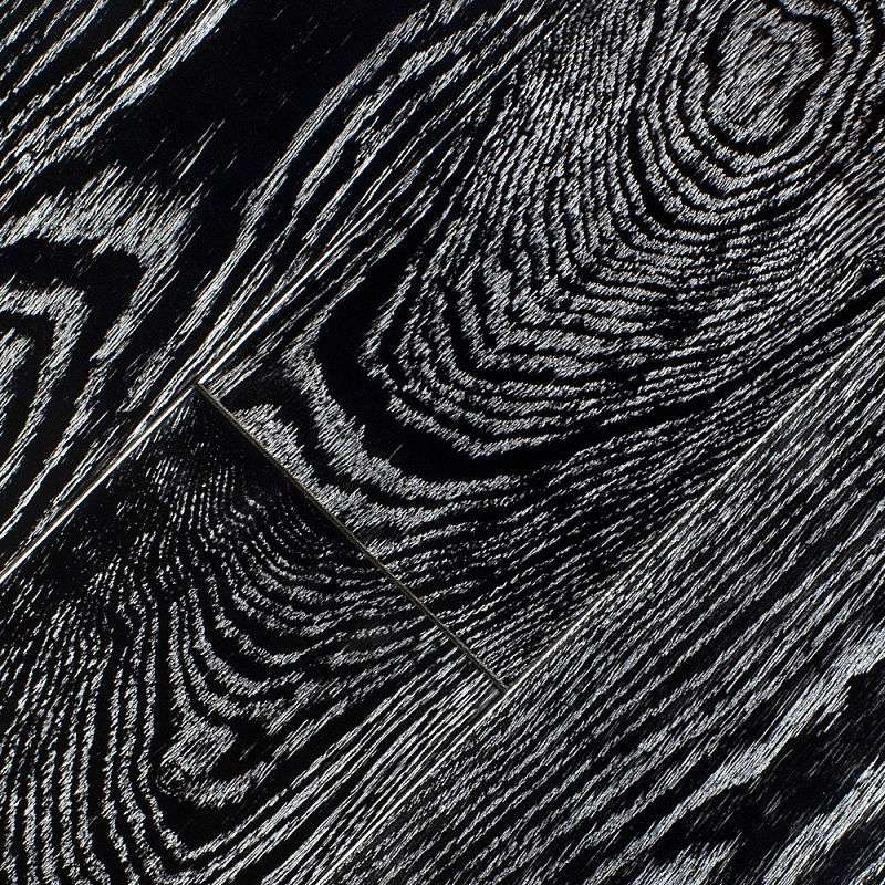 Паркетная доска Массивная доска Vecchio Модерн Дуб Черный Серебро