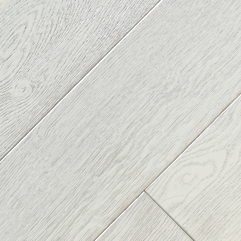 Паркетная доска Массивная доска Vecchio Модерн Дуб Серебро Белая Эмаль с Патиной