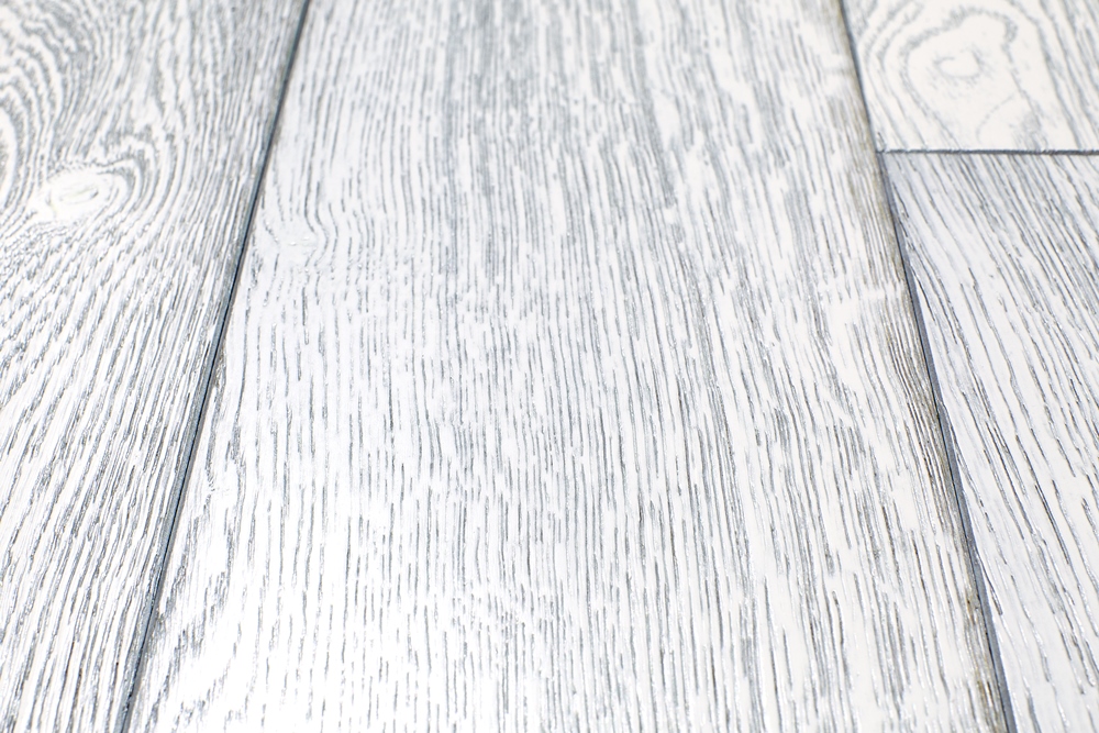 Паркетная доска Массивная доска Vecchio Модерн Дуб Серебро Белая Эмаль с Патиной