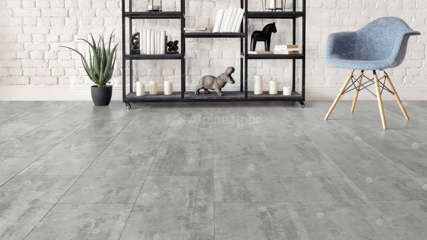 Кварцвиниловая плитка Кварцвиниловая плитка Alpine Floor Light Stone Самерсет ECO-15-6