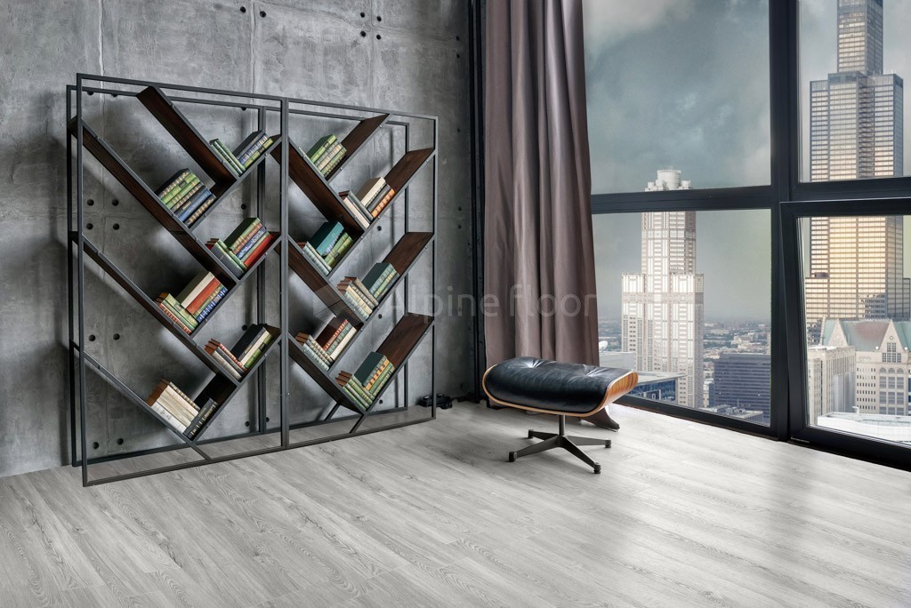 Кварцвиниловая плитка Кварц-виниловая плитка Alpine Floor Секвойя Снежная ЕСО 6-8 LVT