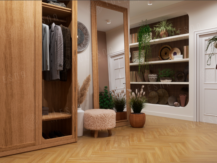 Виниловые полы Кварцвиниловая плитка Tulesna Art Parquet LVT Sincero 1005-701