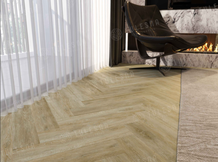Виниловые полы Кварцвиниловая плитка Tulesna Art Parquet LVT Eccellent 1005-1001
