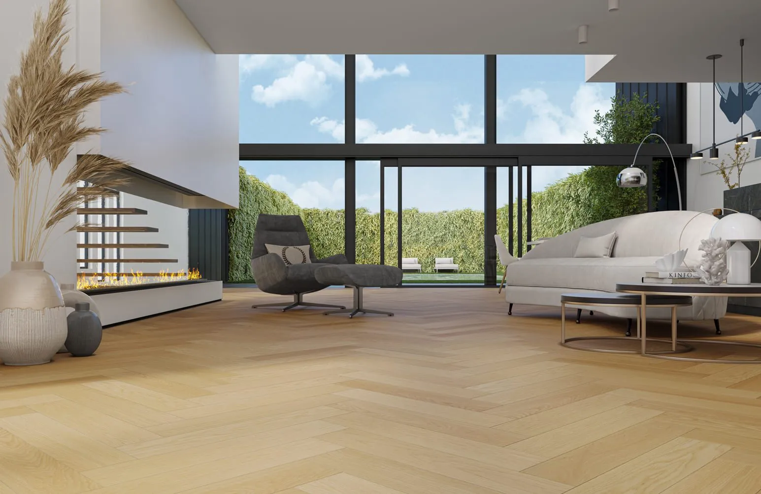 Кварцевый паркет Кварцевый Паркет Quartz Parquet Английская Ёлка Дуб Тоскана 33-407