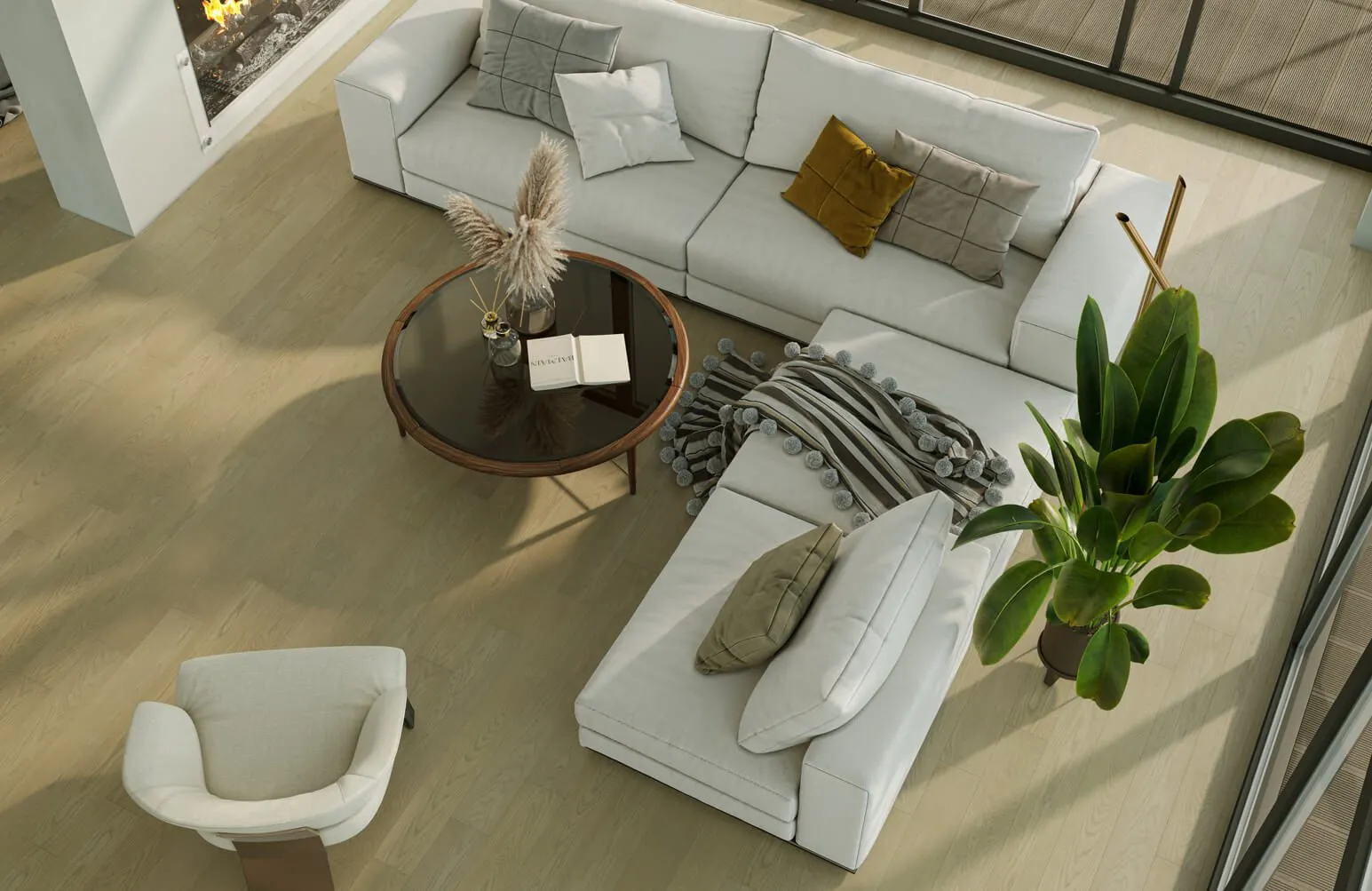 Кварцевый паркет Кварцевый Паркет Quartz Parquet Классик Дуб Карельский 419 7/1,2 мм