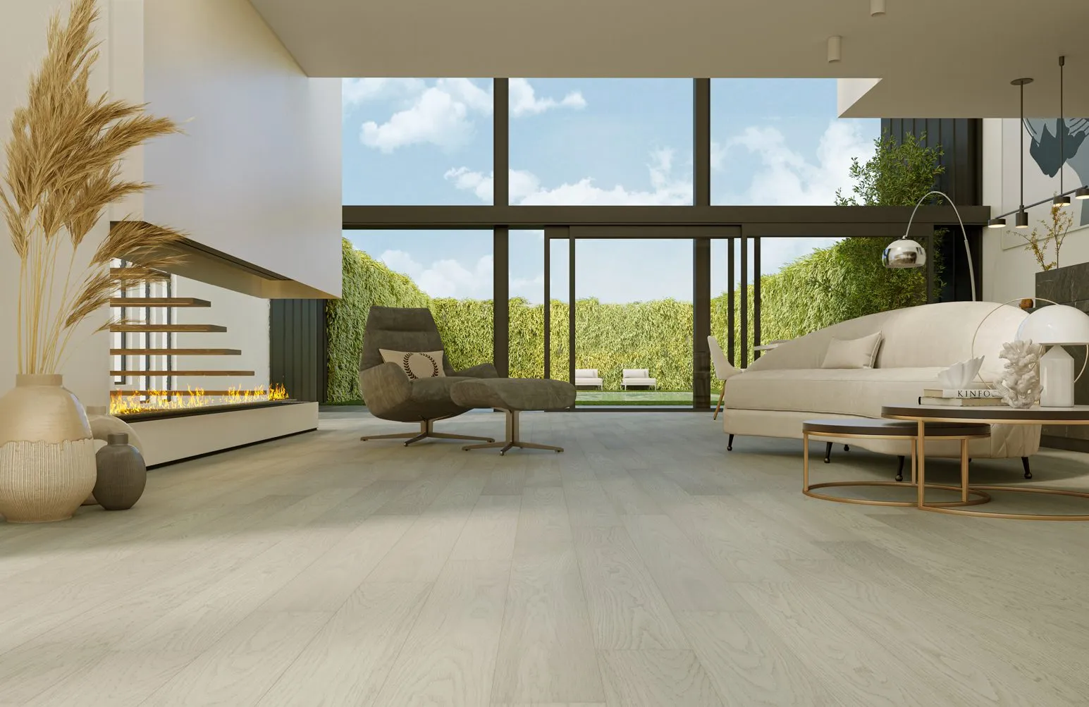 Кварцевый паркет Кварцевый Паркет Quartz Parquet Классик Дуб Песочный 408 7/1,2 мм