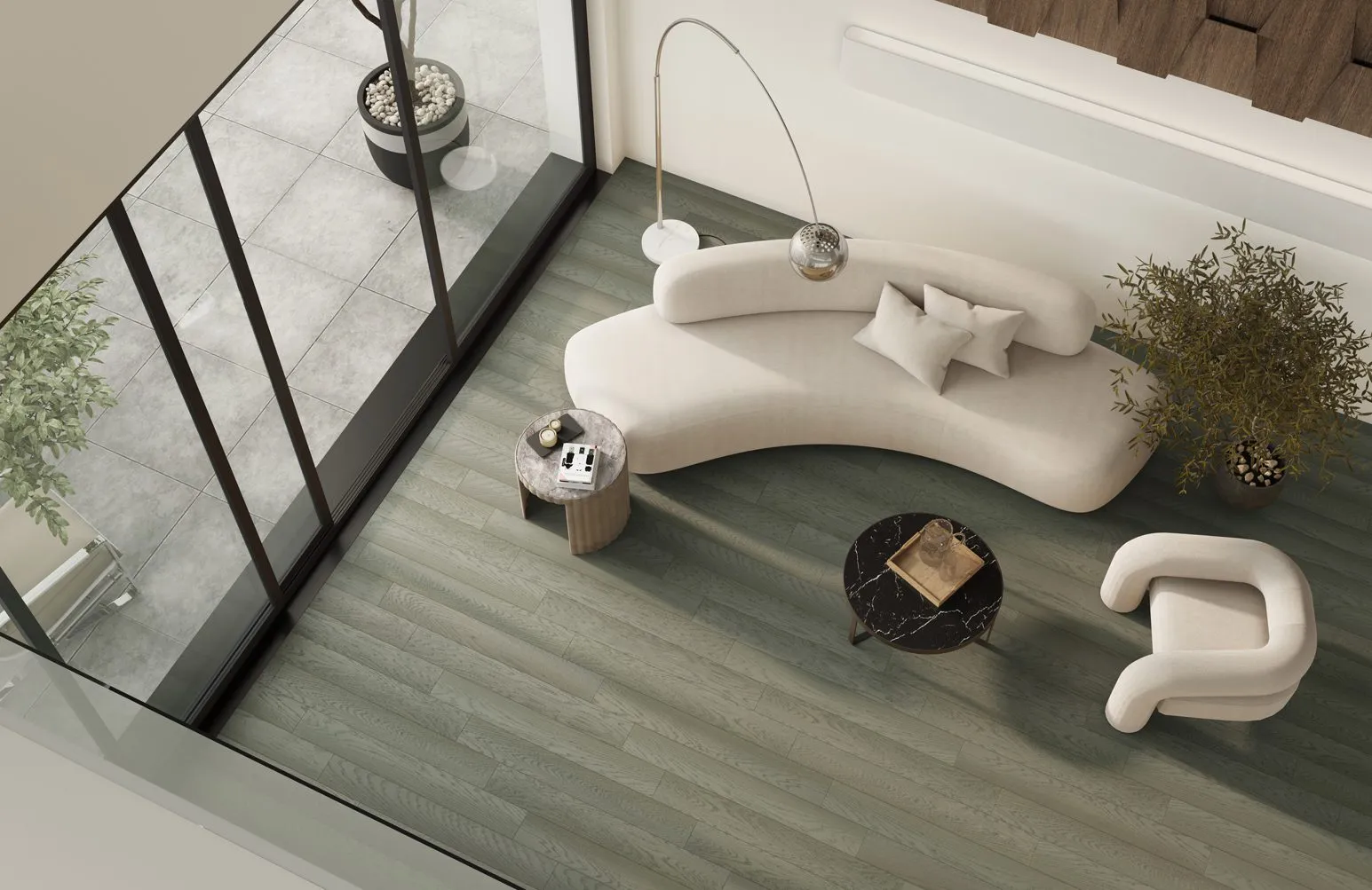 Кварцевый паркет Кварцевый Паркет Quartz Parquet Классик Дуб Средиземноморский 409 7/1,2 мм